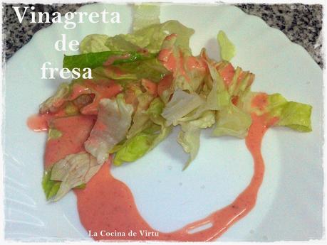 Vinagreta de Fresas