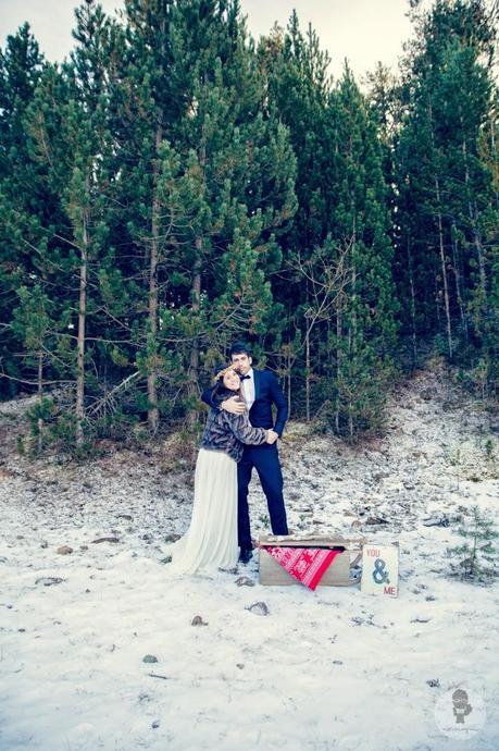 JORDI & JENNY: UN POSTBODA EN LA NIEVE