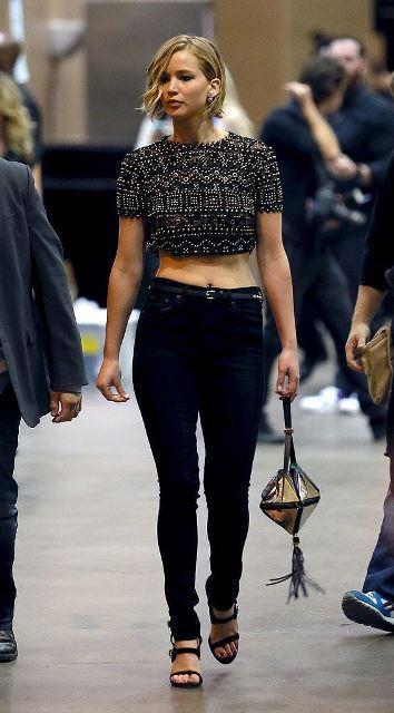Top Crop Jennifer Lawrence