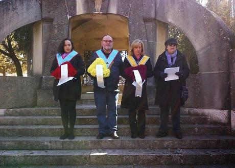 Homenaje a los presidentes masones de la I República