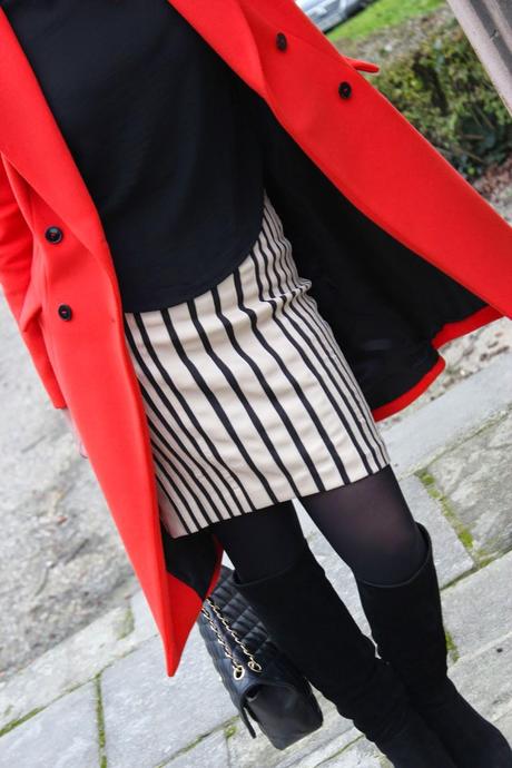 MIS LOOKS - FALDA DE RAYAS