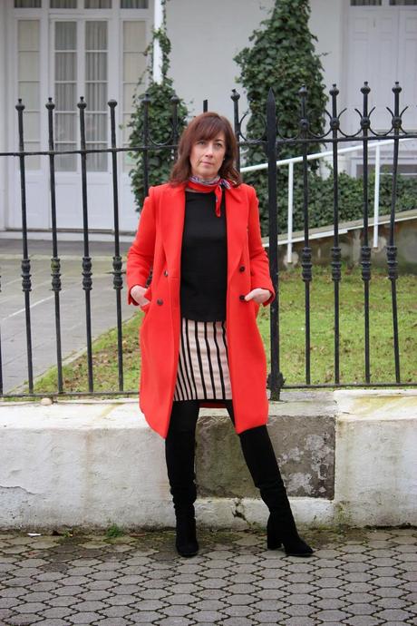 MIS LOOKS - FALDA DE RAYAS