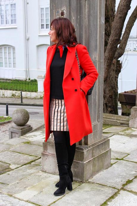MIS LOOKS - FALDA DE RAYAS