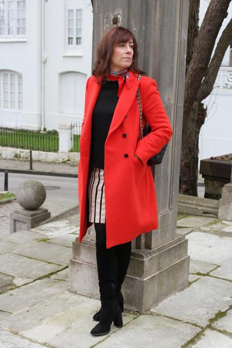 MIS LOOKS - FALDA DE RAYAS