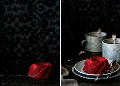 Mini bunt cakes de red velvet
