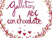 Galletas corazón tableta chocolate