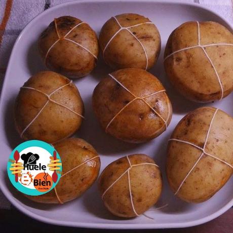 Patatas rellenas y asadas