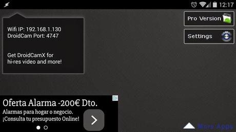 Utilizar un móvil Android como cámara web en un Pc