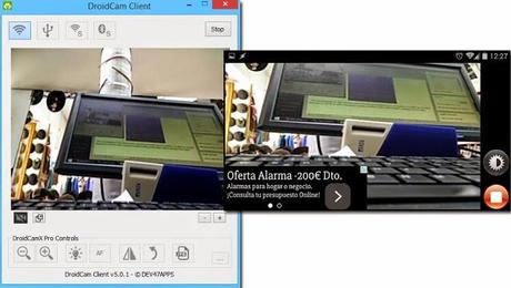 Utilizar un móvil Android como cámara web en un Pc