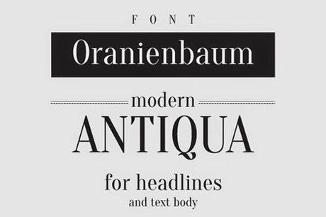Oranienbaum_Font Oranienbaum_Font