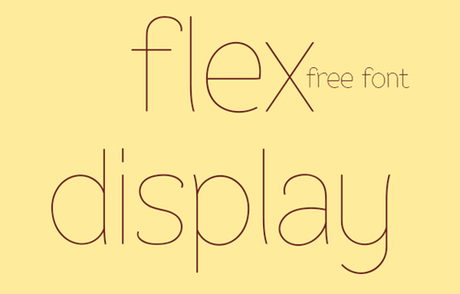 Flex_Display_Font Flex_Display_Font
