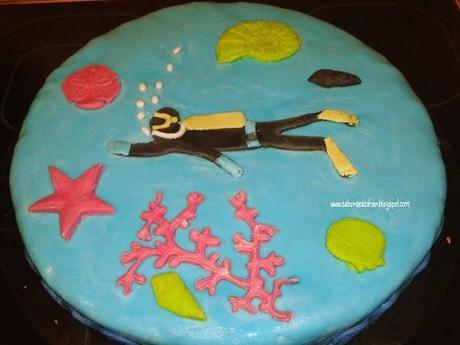TARTA PARA EL PAPI BUCEADOR TARTA PARA EL PAPI BUCEADOR