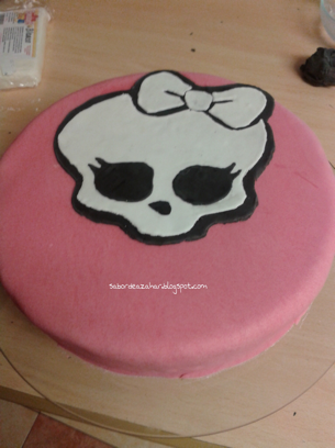 Tarta fondant Monster High