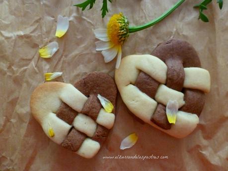Galletas Corazón Entrelazado San Valentín'15