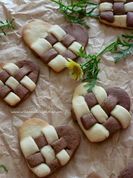 Galletas Corazón Entrelazado San Valentín'15