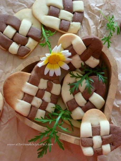 Galletas Corazón Entrelazado San Valentín'15