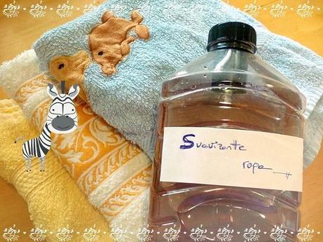 Suavizante casero para la ropa