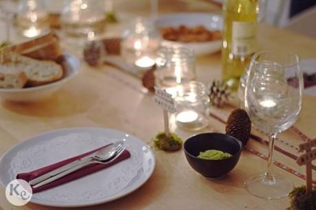 Woodland inspired dinner #tablescape