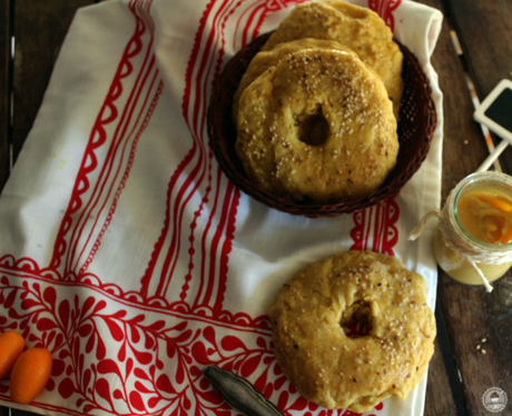 Orange and Ginger Bagels #Breadbakers