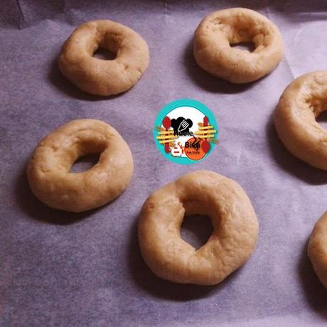 Rosquillas al horno con chocolate