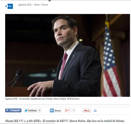 La estupidez insiste siempre: Marco Rubio es la confirmación La estupidez insiste siempre: Marco Rubio es la confirmación