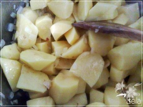 Patatas con ajos Patatas con ajos