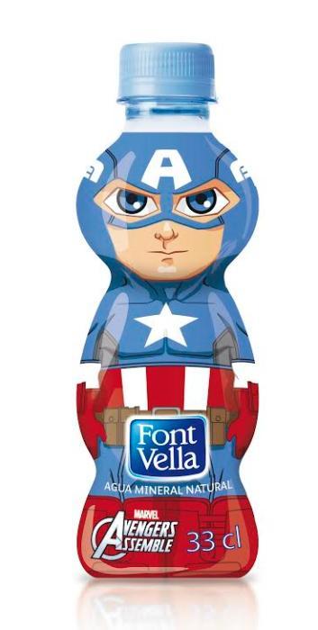 Frozen y Los Vengadores llegan a las nuevas botellas de Font Vella Frozen y Los Vengadores llegan a las nuevas botellas de Font Vella