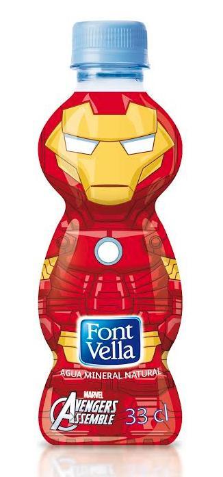 Frozen y Los Vengadores llegan a las nuevas botellas de Font Vella Frozen y Los Vengadores llegan a las nuevas botellas de Font Vella