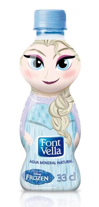 Frozen y Los Vengadores llegan a las nuevas botellas de Font Vella