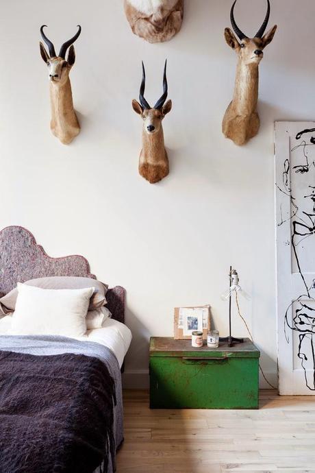 Piezas de mercadillo conjugadas con mucho arte en un loft neoyorquino