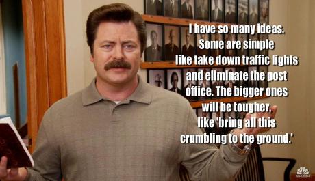 10 razones para amar a Ron Swanson - Parks and Recreation