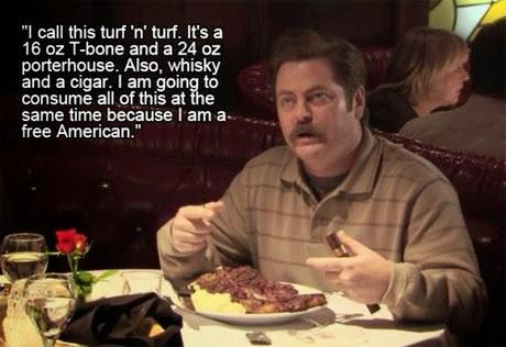 10 razones para amar a Ron Swanson - Parks and Recreation