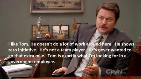 10 razones para amar a Ron Swanson - Parks and Recreation