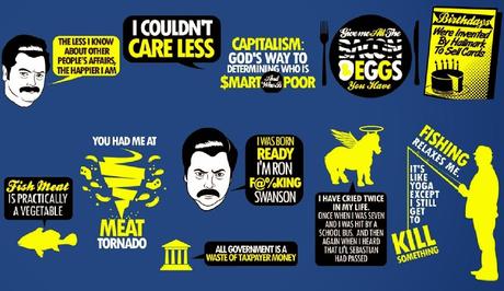 10 razones para amar a Ron Swanson - Parks and Recreation