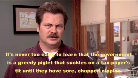 10 razones para amar a Ron Swanson - Parks and Recreation