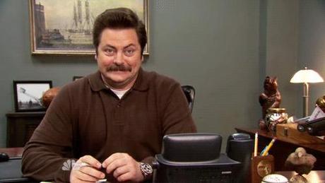 10 razones para amar a Ron Swanson - Parks and Recreation