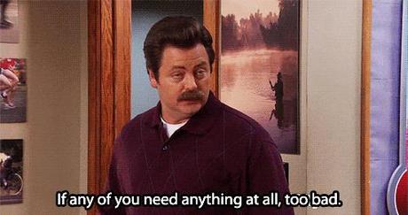 10 razones para amar a Ron Swanson - Parks and Recreation
