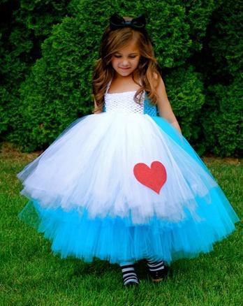 Falda de tul sin coser disfraz-alicia-en-el-pais-de-las-maravillas-mamiclic