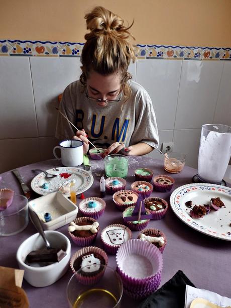 SWEET HALLOWEEN! (Cupcakes sin huevo)
