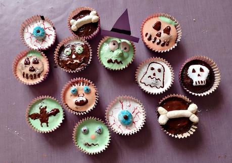 SWEET HALLOWEEN! (Cupcakes sin huevo)