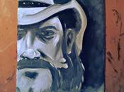 Lemmy Kilmister Óleo sobre cartón: