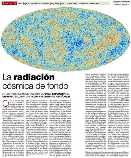 Zoco de Astronomía: La radiación cósmica de fondo