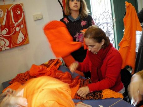 Tejiendo la Ciudad. VII Acción. En contra de la Violencia de género. Alameda de Hércules