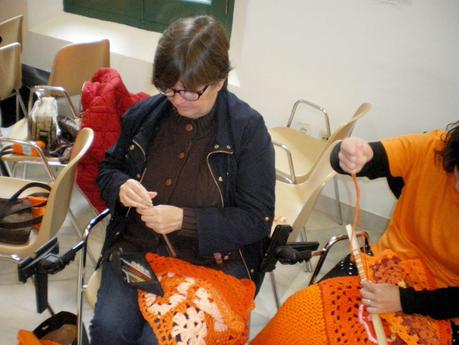 Tejiendo la Ciudad. VII Acción. En contra de la Violencia de género. Alameda de Hércules