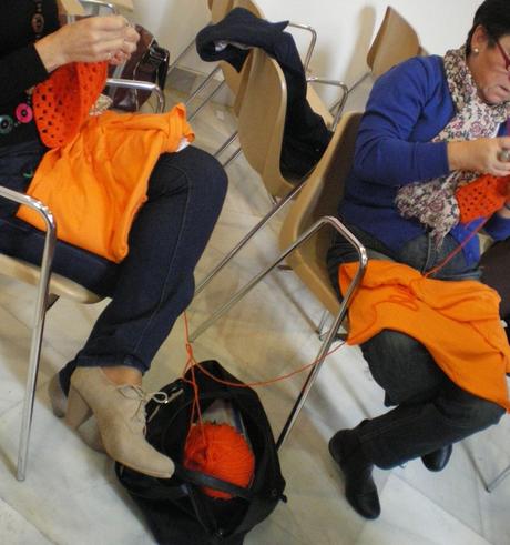 Tejiendo la Ciudad. VII Acción. En contra de la Violencia de género. Alameda de Hércules