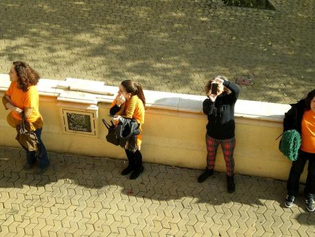Tejiendo la Ciudad. VII Acción. En contra de la Violencia de género. Alameda de Hércules