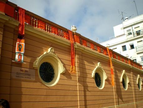 Tejiendo la Ciudad. VII Acción. En contra de la Violencia de género. Alameda de Hércules
