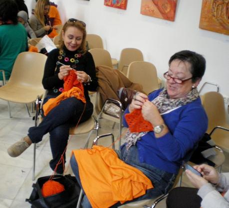 Tejiendo la Ciudad. VII Acción. En contra de la Violencia de género. Alameda de Hércules