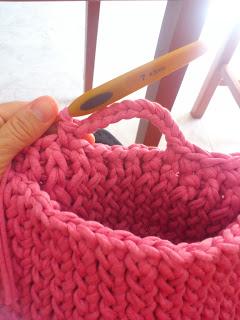 Bolso de Trapillo con Telar Maya