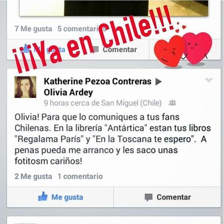 Ya en Chile mis libros a la venta en papel Ya en Chile mis libros a la venta en papel